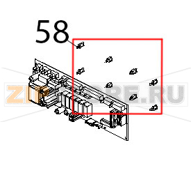 Supporto per scheda 24POT98 Unox XV 203G Supporto per scheda 24POT98 Unox XV 203GЗапчасть на деталировке под номером: 58