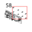 Supporto per scheda 24POT98 Unox XV 203G