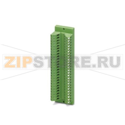 Проходной модуль VARIOFACE реализует соединение 1:1 между вставными винтовыми клеммами и штыревой колодкой D-Subminiatur (количество полюсов 50). Нет отдельного измерительного отвода. Phoenix Contact DFLK-D50 SUB/S 