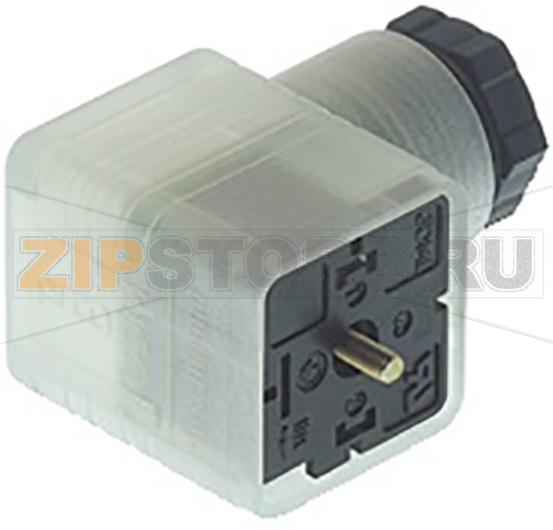 Разъем соленоидный 250 В/AC/DC, DIN 43650 A, 2P+E Hirschmann 933739212 
