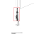 Door hinge XVC104-LM rossella Unox XVC 105