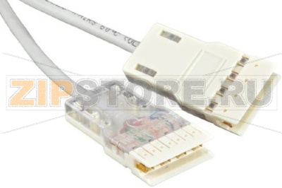 Hyperline PC-110-110-4P-C5e-2M-LSZH-GY Патч-корд 110 тип-110 тип, 4 пары, Cat.5e, LSZH, 2 м, серый 