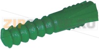 GREEN PLASTIC PLUG ø 6 mm - 250 PCS