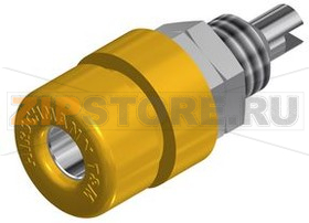 Разъем 4 мм, 32 A, 30 В, желтый Hirschmann BIL 30 GELB / YELLOW 