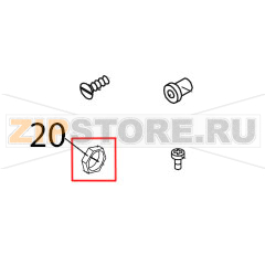 Nut PG 13.5 Bear Varimixer AR80 VL-1S Nut PG 13.5 Bear Varimixer AR80 VL-1SЗапчасть на деталировке под номером: 20