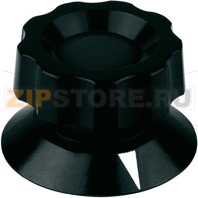 Ручка поворотная 58x35.5 мм, черная, 1 шт Mentor 474.81 