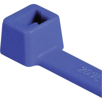 Стяжки кабельные с внутренними зубьями, синие, 100 шт HellermannTyton T30R-PA66-BU