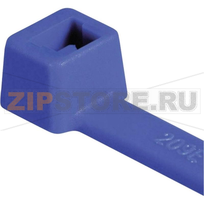 Стяжки кабельные с внутренними зубьями, синие, 100 шт HellermannTyton T30R-PA66-BU 