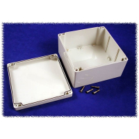 Корпус 160x160x90 мм, материал: поликарбонат, серый, 1 шт Hammond 1554S2GY