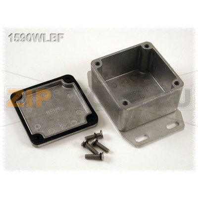 Корпус алюминиевый 50.5x50.5x31 мм, серый, 1 шт Hammond 1590WLBF 