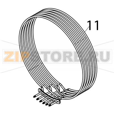 Exterior resistor 3X5 KW Fagor VE-202 Exterior resistor 3X5 KW Fagor VE-202Запчасть на деталировке под номером: 11Название запчасти Fagor на английском языке: Exterior resistor 3X5 KW VE-202.