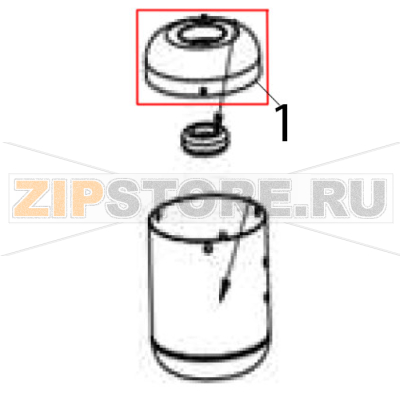 Motor cover Hurakan HKN-FR1GM Motor cover Hurakan HKN-FR1GMЗапчасть на деталировке под номером: 1