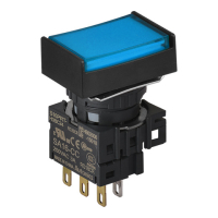 Выключатель кнопочный, Ø отверстия: 16 мм Autonics S16PRT-H3BC24