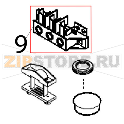 Terminal board Angelo Po FC1011G Terminal board Angelo Po FC1011GЗапчасть на деталировке под номером: 9