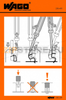 Наклейки для инструкции по использованию; для соединения FIT CLAMP®, универсальная; Серия 290 Wago 210-419