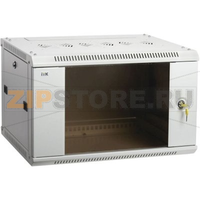 Шкаф LINEA W 15U 600x600 мм дверь стекло, RAL7035 
