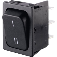 Переключатель клавишный 250 В/AC, 6 А, 2 x вкл/вкл, 1 шт Marquardt 01834.3309-00