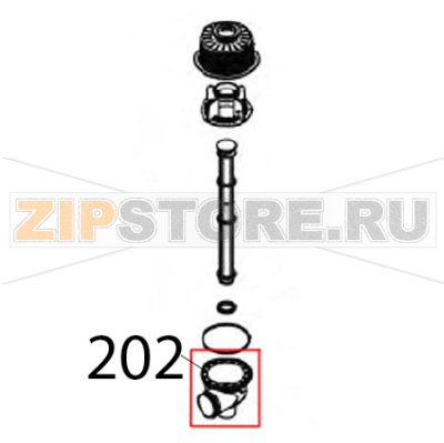 Gruppo aspirazione-scarico lavapiatti Vortmax DDM 660 Gruppo aspirazione-scarico lavapiatti Vortmax DDM 660Запчасть на деталировке под номером: 202