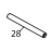 Engine support tube Fagor LA-25 TP2 E