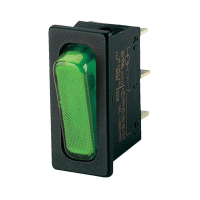 Переключатель клавишный 250 В/AC, 20 А, 1 x выкл/вкл, 1 шт Marquardt 1830.3118