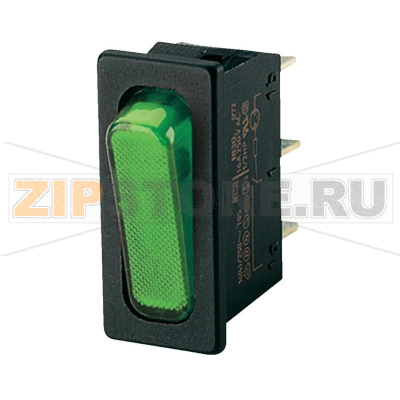 Переключатель клавишный 250 В/AC, 20 А, 1 x выкл/вкл, 1 шт Marquardt 1830.3118 