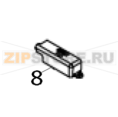 Cutter/ Peel-off module connector cover TSC TA210 Cutter/ Peel-off module connector cover TSC TA210Запчасть на деталировке под номером: 8