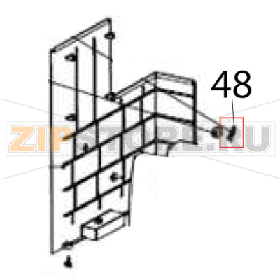 Steam buckle 1 Hurakan HKN-ME709 Steam buckle 1 Hurakan HKN-ME709Запчасть на деталировке под номером: 48
