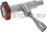 КРАН ПОДАЧИ ВОДЫ В СБОРЕ, ХРОМИРОВАННЫЙ