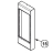 Escutcheon, side Menumaster RCS511-P1327809M