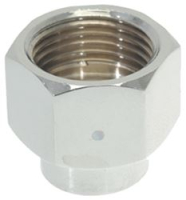 LEVEL CHROME PLATED NUT