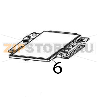Control panel PCBA with LCD Zebra ZD611 Thermal Transfer Control panel PCBA with LCD Zebra ZD611 Thermal TransferЗапчасть на деталировке под номером: 6