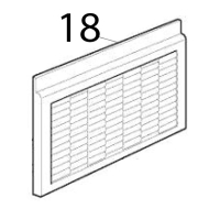Assieme cornice sportello Scotsman B 21