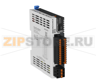 Контроллер 24 В/DC, 8xDI (NPN/PNP), 8xDO (NPN), 1xRS232, 1xRS485, 1xType-C, 4 оси, 8xGL20, IP20 Inovance Easy301-0808TN-INT 