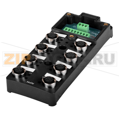 Коробка распределительная, разъем: M12, 5 пин Autonics PT8-P3DN5K-B 