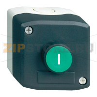 Кнопка зеленая, красная, 1 шт. Schneider Electric XALD213