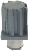 GOMMINO PIEDE REGOLABILE INOX ø 1x80 mm