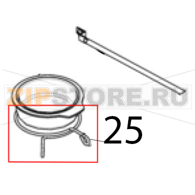 Spring Scotsman B 7040 Spring Scotsman B 7040Запчасть на деталировке под номером: 25