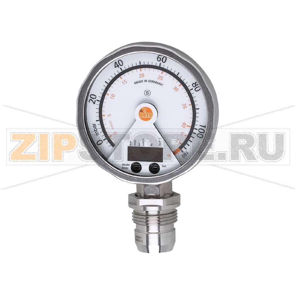 Датчик давления для установки заподлицо с аналоговым дисплеем IFM PG2889 