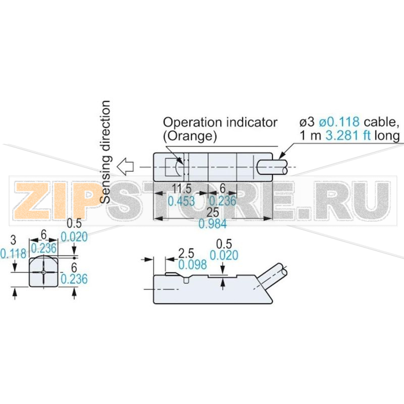 Датчик индуктивный NPN Panasonic GX-H6A 