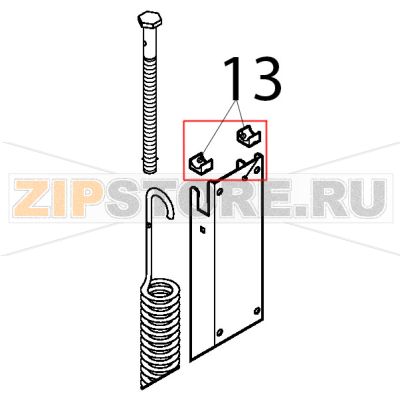 Bush Silanos E1000 Bush Silanos E1000Запчасть на деталировке под номером: 13
