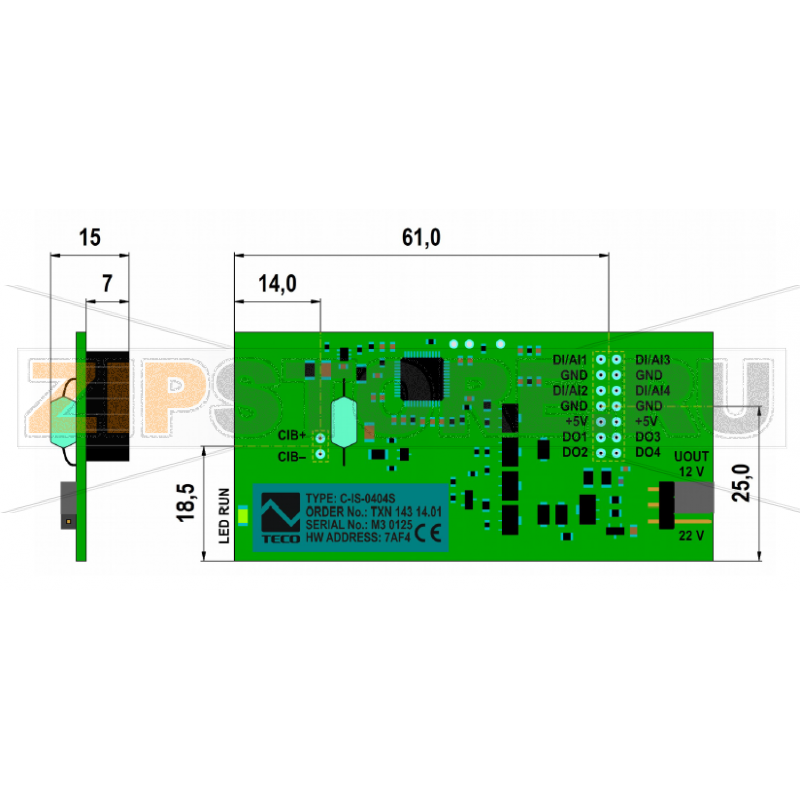 TECO C-IS-0404STXN 143 14 