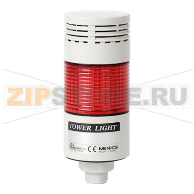 Колонна сигнальная, светодиодная, модульная, Ø: 56 мм Autonics PTE-LCZ-102-R 