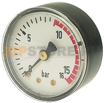МАНОМЕТР НАСОСА Ø 52 ММ 0-16 АТМОСФЕР 