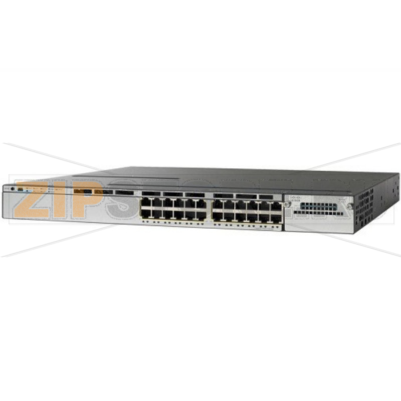 Коммутатор 24xGE, IP Base Cisco WS-C3750X-24T-S 