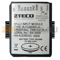 TECO R-IT-0500S-A, contacts, temperature