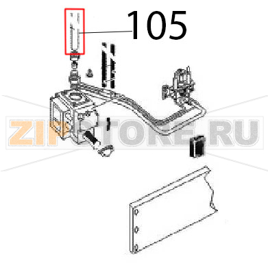 Feeding pipe Angelo Po FC241G Feeding pipe Angelo Po FC241GЗапчасть на деталировке под номером: 105