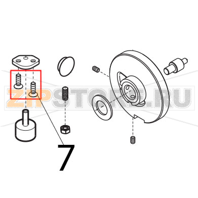 Vite TSP-DIN 963, M5x14 Sirman Canova 300 Vite TSP-DIN 963, M5x14 Sirman Canova 300Запчасть на деталировке под номером: 7