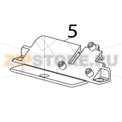 Feed button PCB holder / Beige TSC TDP-324 Feed button PCB holder / Beige TSC TDP-324Запчасть на деталировке под номером: 5