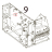 Nut cap Toshiba TEC B-SX4T-GS20-QM-R