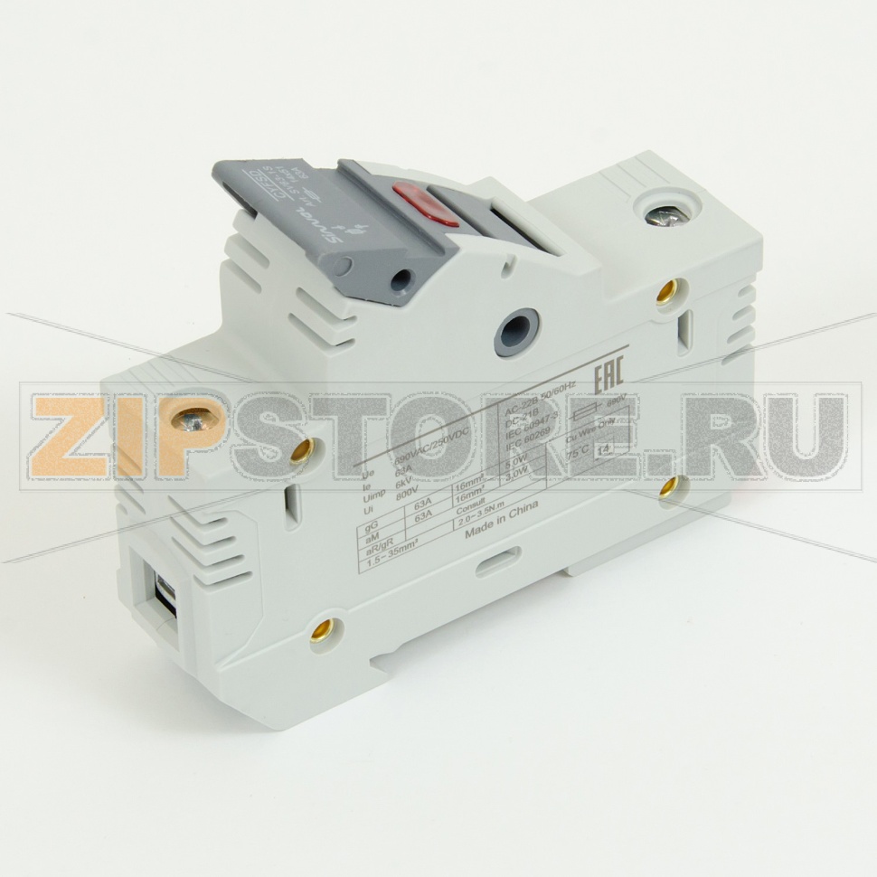 ПВР модульный 63 А, 1Р, 14x51 мм, LED Sinvel SV63-1S 